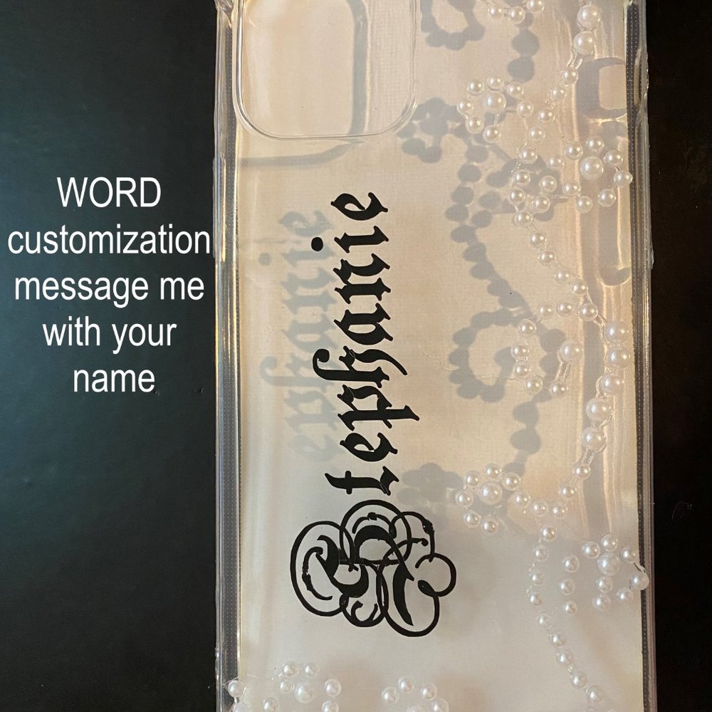 Customization!!!!! Transparent Clear iPhone Cover